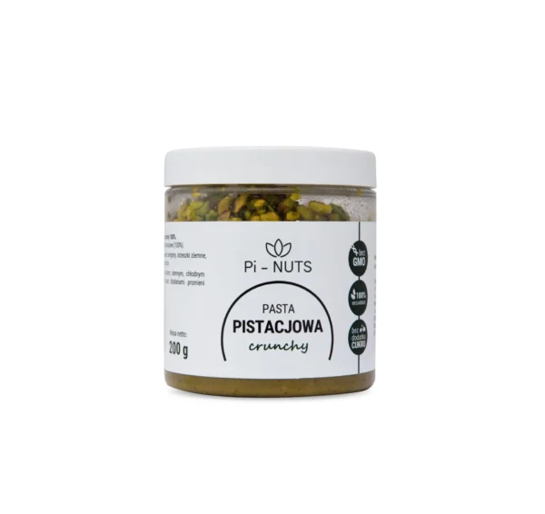 Pasta pistacjowa crunchy 100% 200g